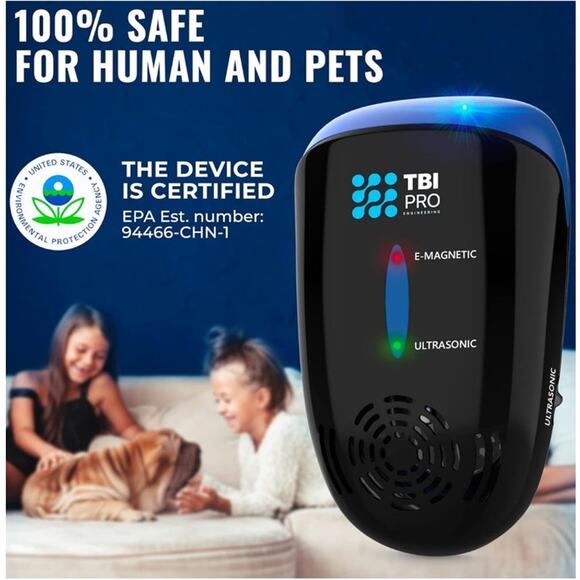 Ultrasonic Pest Repeller Plug-in – 2 Pack, Indoor 3000 Sq.ft Coverage - Picture 2 of 8